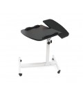 Стол-подставка для ноутбука, прикроватный, регулируемая высота-70-90см, столешница-60х40см, Black