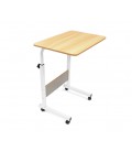 Стол-подставка для ноутбука, прикроватный, регулируемая высота-70-90см, столешница-60х40см, Венге светлая