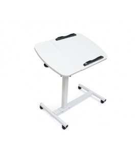 Стол-подставка для ноутбука, прикроватный, регулируемая высота-70-90см, столешница-60х40см, White