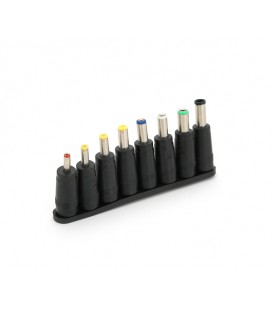 Набор переходников 8 в 1 под разъем 5.5 х 2,1: (3,5х1,35, 4,0х1,7, 4,8х1,7, 5,5х1,7, 5,5х2,1, 5,5х2,5, 6,3 х3.0,)