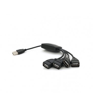 Хаб USB 2.0 4 порта (гидра), Blister Q250