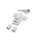 Хаб USB 2.0 4 порта (человечек), OEM Q250