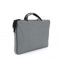Сумка для ноутбука Merlion 17' с плечевым ремнем, полиэстер, Gray
