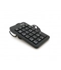 Цифровая клавиатура USB Deyilong DY-900 для ноутбука, длина кабеля 130см, Black, 23к, Box