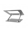 Подставка под ноутбук/планшет L1718 складная, до 17', алюминий, цвет серый, 260*220*30 мм, 1,3 кг