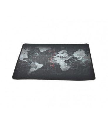 Коврик 240*200 тканевой Карта мира, боковой прошивкой, толщина 2 мм, Пакет