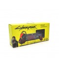 Набор Gamer Cyberpunk CP-009 (Клавиатура+Мышь+Наушники+Коврик), Box