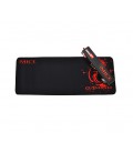 Коврик 300*800 для мыши iMICE PD-03 тканевый с боковой прошивкой, толщина 4 мм, Black-red, Color Box