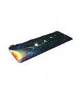 Коврик 300*800 для мыши 'Solar system in star dust' тканевый с боковой прошивкой, толщина 3 мм, RGB подсветка , питание USB 1,8 
