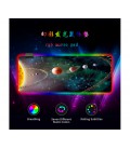 Коврик 300*800 для мыши 'Solar system in star dust' тканевый с боковой прошивкой, толщина 3 мм, RGB подсветка , питание USB 1,8 