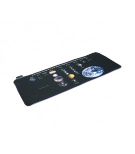 Коврик 300*800 для мыши 'Planets scales' тканевый с боковой прошивкой, толщина 3 мм, RGB подсветка , питание USB 1,8 м, Color Bo