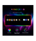 Коврик 300*800 для мыши 'Planets marbles' тканевый с боковой прошивкой, толщина 3 мм, RGB подсветка , питание USB 1,8 м, Color B