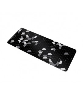 Коврик 300*700 тканевой Style Series Abstraction с боковой прошивкой, толщина 2 мм, Black/White, Пакет