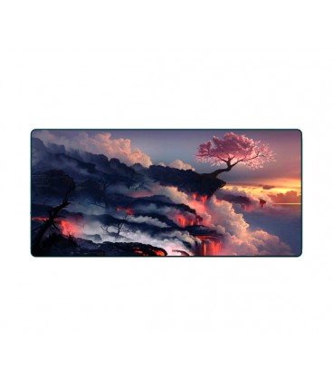 Коврик 300*700 тканевой Blooming Sakura с боковой прошивкой, толщина 2 мм, цвет Mix, Пакет