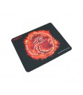 Коврик 300*250 для мыши iMICE PD-01 тканевый с боковой прошивкой, толщина 3 мм, Black-red, Color Box