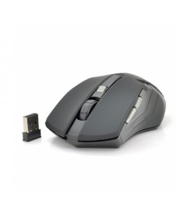 Мышь беспроводная MICE E-2310, 6 кнопок, 800/1200/1600 DPI, 2.4Ghz 10м, Win7/8/10 Mac OS, 2*AAA, Black, COLOR BOX, Q60