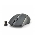 Мышь беспроводная MICE E-2310, 6 кнопок, 800/1200/1600 DPI, 2.4Ghz 10м, Win7/8/10 Mac OS, 2*AAA, Black, COLOR BOX, Q60