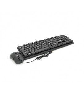 Комплект проводной KB+Mouse XSTRIKE X-1012, USB, (Eng/Укр/Pyc), Black, Box