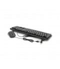 Комплект проводной KB+Mouse XSTRIKE X-1012, USB, (Eng/Укр/Pyc), Black, Box