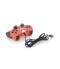 Геймпад проводной для ПК USB-908 USB 2.0 Double Shock (Red), Blister