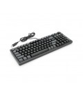 Клавиатура USB Fantech ATOM96 MK890, (Eng/Укр/Рус), Black (red switch), 89к, Q10