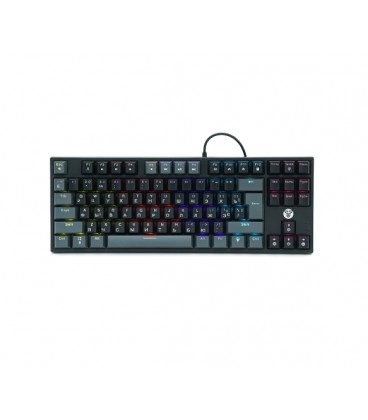 Клавиатура USB Fantech ATOM MK876, (Eng/Укр/Рус), Black(red switch), 87к, Q10