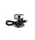 Вебкамера с гарнитурой Q19, 720p, пласт. корпус, Black/Silver, Q50