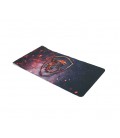 Коврик 300*600 тканевой MSI Fire Dragon с боковой прошивкой, толщина 2 мм, Black/red, Пакет