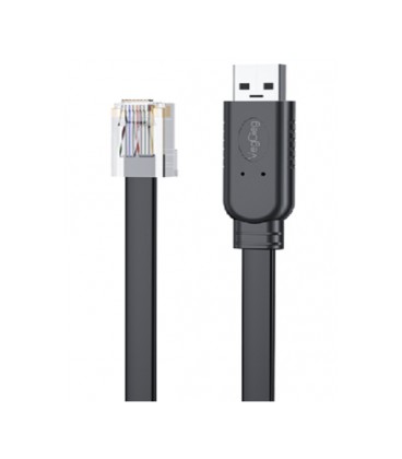 Кабель VEGGIEG V-U403, USB/RJ45, FTDI-TF 232 Chipset, консольный, Gray, длина 1.5м, Box