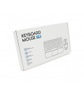 Комплект беспроводной YT-KB333 (KB+Mouse), (Eng / Pyc), 2.4G, 78 клавиш, White/Transparent, Box