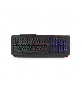 Клавиатура USB XSTRIKE XS-1022, длина кабеля 150см, RGB подсветка, Eng/Укр/Рус, 460х175х35 мм, Black, 105к, Q20
