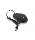 Мышь проводная JEDEL W230+, 1000DPI, Black, Box