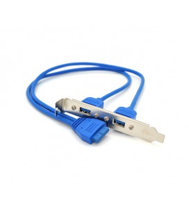 Планка расширения USB 3.0 , на заднюю панель 2port, OEM