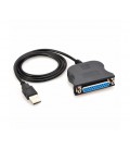 Кабель / переходник USB &gt,LPT IEEE 1284 25 pin, 0.8m, Blister