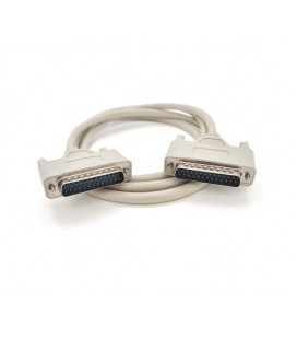 Кабель LPT DB25 M-M, 25Pin, 1.5m, серый, OEM,Q25