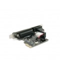 Контроллер PCI-Е&gt,RS232(9Pin)+LPT(25Pin), TX382A, BOX