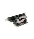 Контроллер PCI-Е&gt,RS232(9Pin)+RS232(9Pin), 2 порта, TX382B-2S, BOX