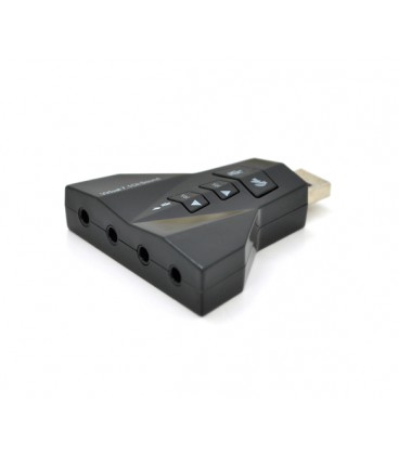 Контроллер USB-sound card (7.1) 3D sound (Windows 7 ready), Blister