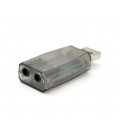 Контроллер USB-sound card (5.1) 3D sound (Windows 7 ready), OEM