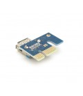 Адаптер - переходник PCE-N06 с PCI-e x1 на USB 3.0, VER006C, OEM