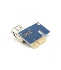 Адаптер - переходник PCE-N09 с PCI-e x1 на USB 3.0, VER009S, OEM