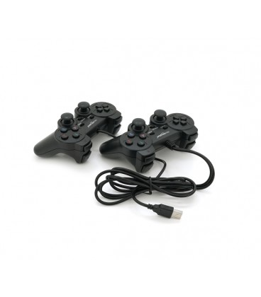 Геймпад Brazzers BR-830D проводной (2шт) для ПК, USB 2.0, Black, Blister