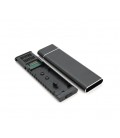 Карман внешний SHL-R320, USB3.0 M.2 NGFF, Black