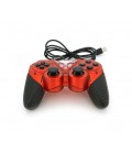 Геймпад Brazzers BR-8600 проводной для ПК, USB 2.0, Double Shock, Red, Blister