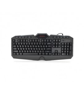 Клавиатура с подсветкой USB JEDEL K504, длина кабеля 170см, (Eng/Укр/Рус), (483х188х35 мм) Black, 104к, Q20