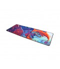 Коврик 300*800 тканевой Chaos с боковой прошивкой, толщина 3 мм, цвет Mix, Пакет