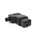 Трехконтактный разъем IEC320 C19 мама (угловой), 250V, 16A, под отверточную сборку Q50/500