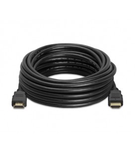 Кабель Merlion HDMI-HDMI HIGH SPEED 20m, v1.4, OD-7.5mm, круглый Black, коннектор Black, (Пакет) Q25