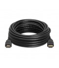 Кабель Merlion HDMI-HDMI HIGH SPEED 20m, v1.4, OD-7.5mm, круглый Black, коннектор Black, (Пакет) Q25