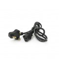 Кабель питания UK 1.2m, 0.5mm, PC-184/2 CPCS-C13 3 pin (китайский разъем), Black, OEM